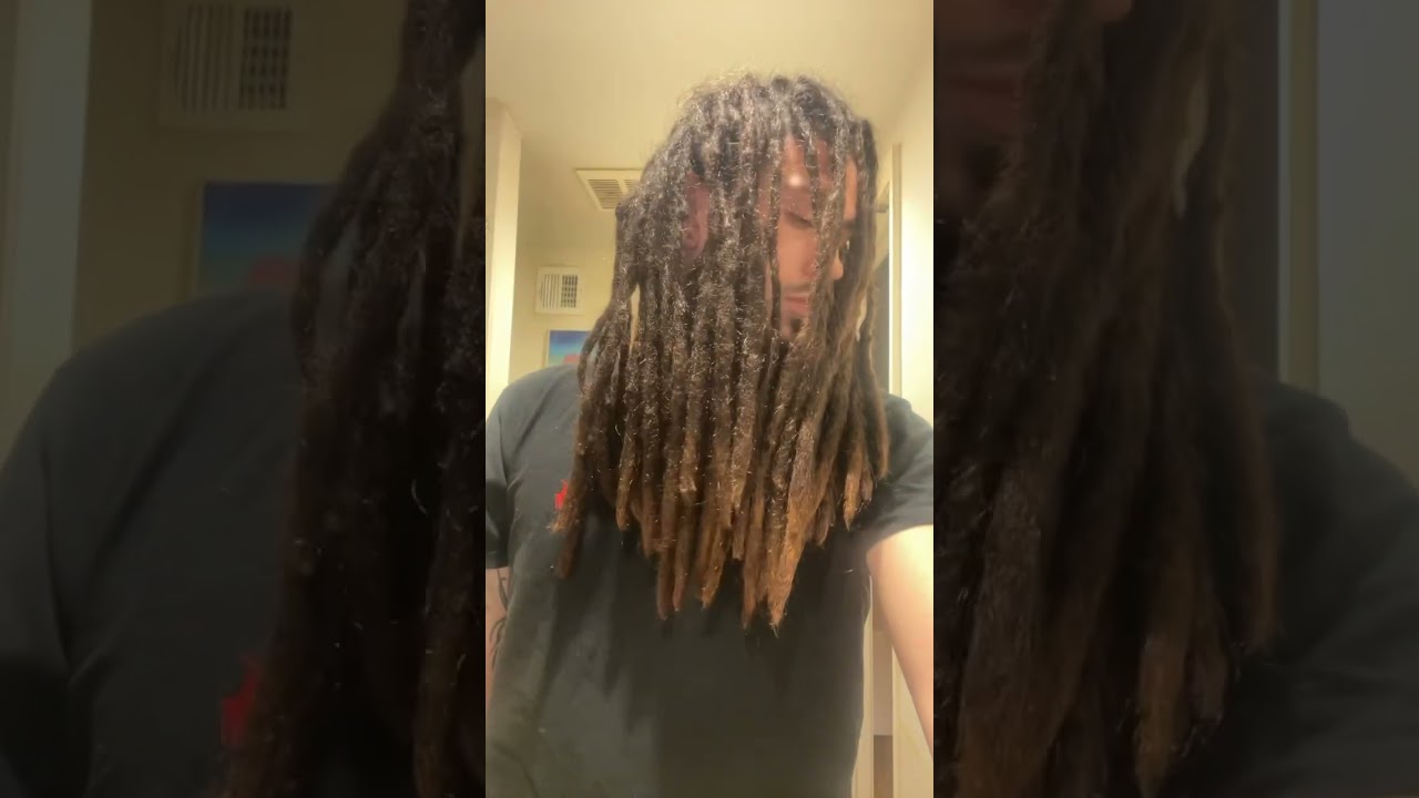 Straight hair dreadlocks on white/Puerto Rican type hair 2b-2c 