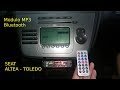 Instalar modulo de audio MP3 Bluetooth super barato en la radio original de seat toledo altea. 045