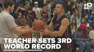 FULL INTERVIEW: Maine teacher sets 3rd Guinness World Record with 1,516 three-pointers in an hour