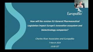 How will the revision EU General Pharmaceutical Legislation impact Europe’s innovation ecosystem