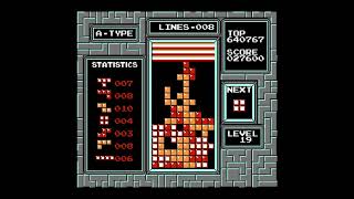 Classic NES Tetris Training. A few nice spins included.