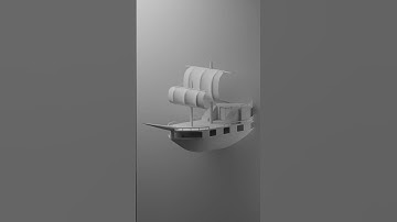 Pirate Ship 1 - Cool animation! (NEW NEW GAME)   #b3d #blender #3danimation #3dmodeling #pirates
