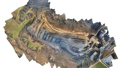 Mining Application: A case study of Quarry Mapping using Drone Imagery