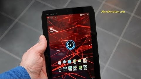 Motorola Xoom 2 Hard reset, Factory Reset & Password Recovery