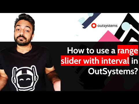 How to use a range slider with interval in OutSystems?
