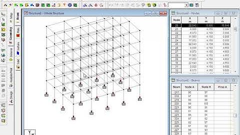 Staad pro tutorial l Commercial Building Modeling l loading lAnalysis  Part-1 - by Erg