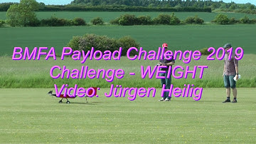 BMFA Payload Challenge 2019 - WEIGHT - W13