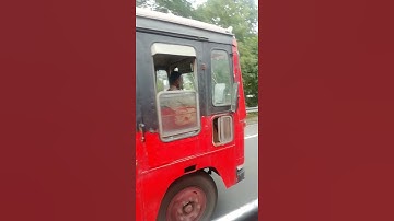 High speed pune - kolhapur msrtc on highway