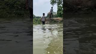 Fishing in a pond, fishing in a jar #fishing