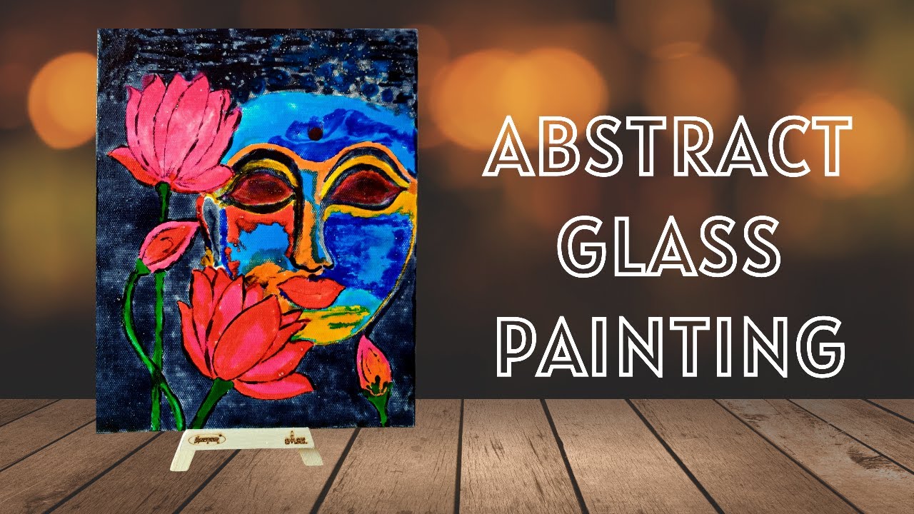 Abstract Buddha Painting Abstract Artform on Canvas WallArt Canvas