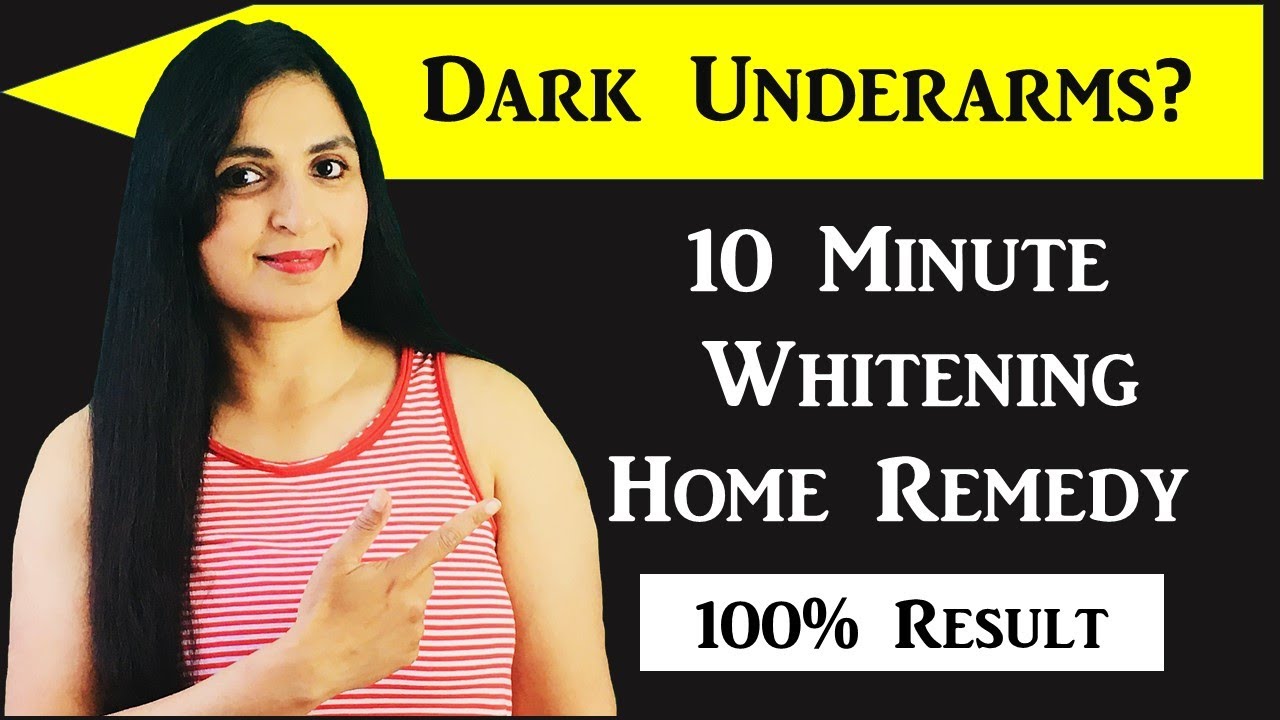 How To Lighten Dark Underarms Naturally & Fast Natural Home Remedy