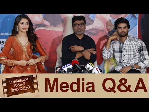 Media Qbackslashu0026A with Aa Ammayi Gurinchi Meeku Cheppali Movie Team | Sudheer Babu | Krithi Shetty | TFPC - TFPC