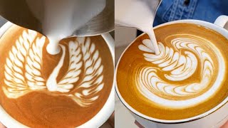 New Cappuccino Latte Art Skills March 2020 😍