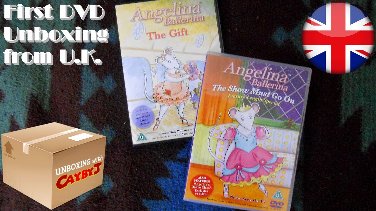 Unboxing With Caybyj Two Angelina Ballerina Dvds From The Uk