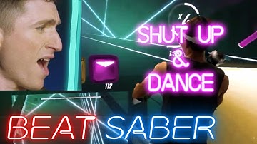 [Beat Saber] Shut Up and Dance - Walk the moon (Expert+) - Mixed Reality