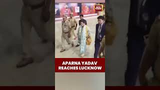 Prateek Yadav Death: Aparna Yadav arrives in Lucknow following the demise of her husband