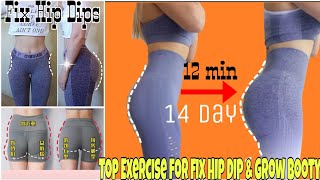 [10 Min] Hip dips & Side Booty Workouts | Best hip exercises at home | Top exercise for girls