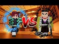 Tanjiro Vs Himejima in Minecraft