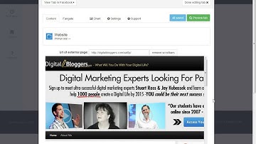 Facebook Tab Tutorial (adding a website)