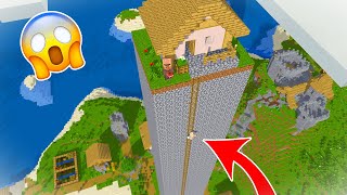 This Is The Highest House In The Village Of The Villagers In Minecraft