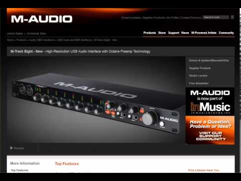 M Audio M Track Eight 8 Channel USB Audio Interface Review