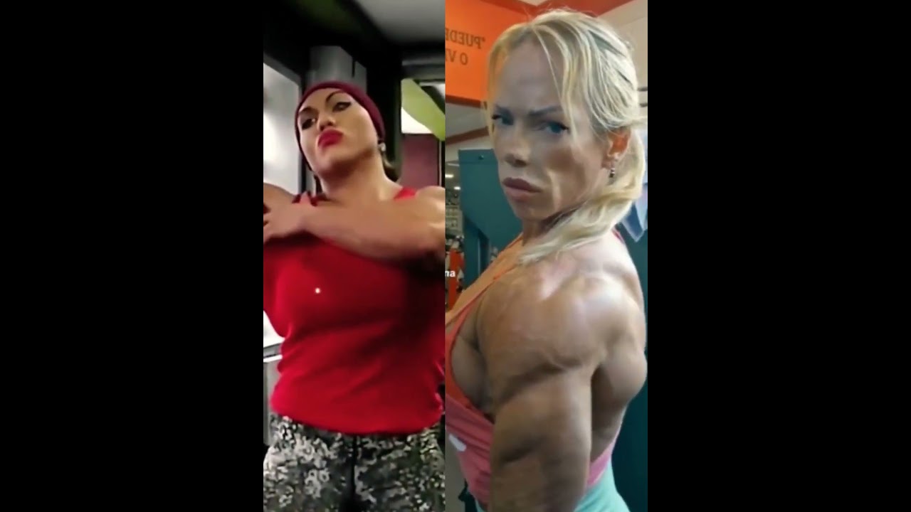 “She-Hulk Muscles 💪 Female Bodybuilder”