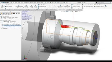 CAMWorks  Turning Tutorial -2. Advanced OD Feature