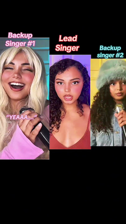 POV : Backup singer #1 in the girl group always over does her part…😅🎤✨