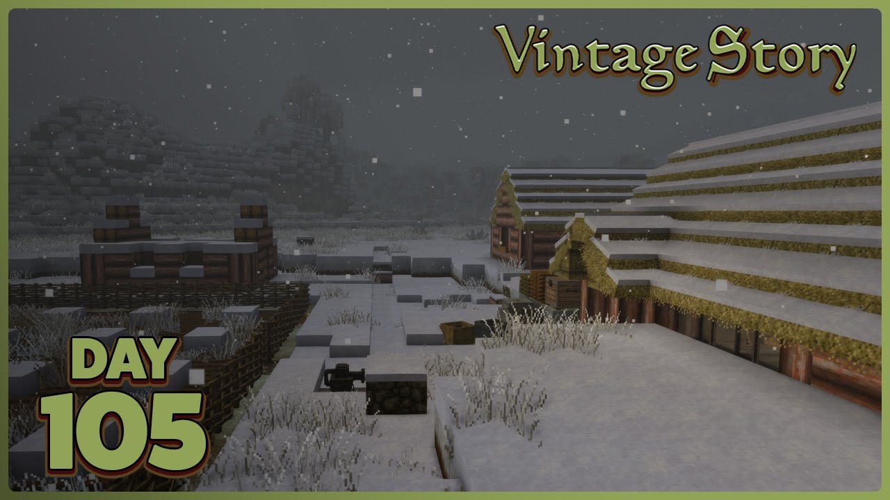 Day 105 in my Vintage Story Survival Forever World | No Commentary