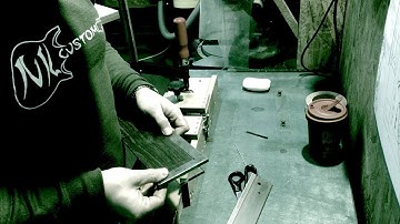 NKcustom guitars 7 String Bubinga Wenge Part12