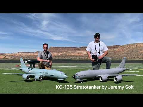 Motion Rc AL37 Customized Flight of Kc-135 Tanker and E-3 AWACS