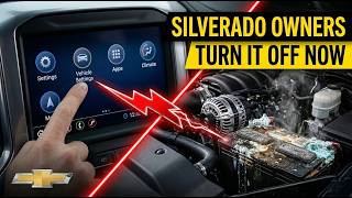 5 Hidden Silverado Infotainment Settings KILLING Your Battery (DISABLE THEM NOW)