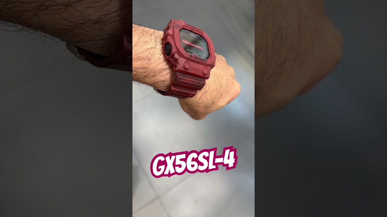 Casio G Shock In Red 