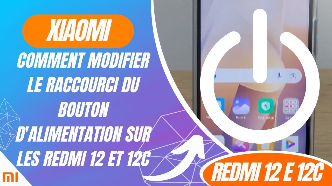 Comment modifier le raccourci du bouton d'alimentation sur les Redmi 12 ...