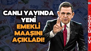 Fatih Portakal Zamlı Emekli Maaşını Açıkladı En Düşüğü Bu Kadar Olacak