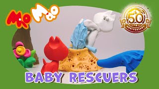 MIO MAO: BABY ANIMALS RESCUERS 🐼🐣🐯 #animation #clay