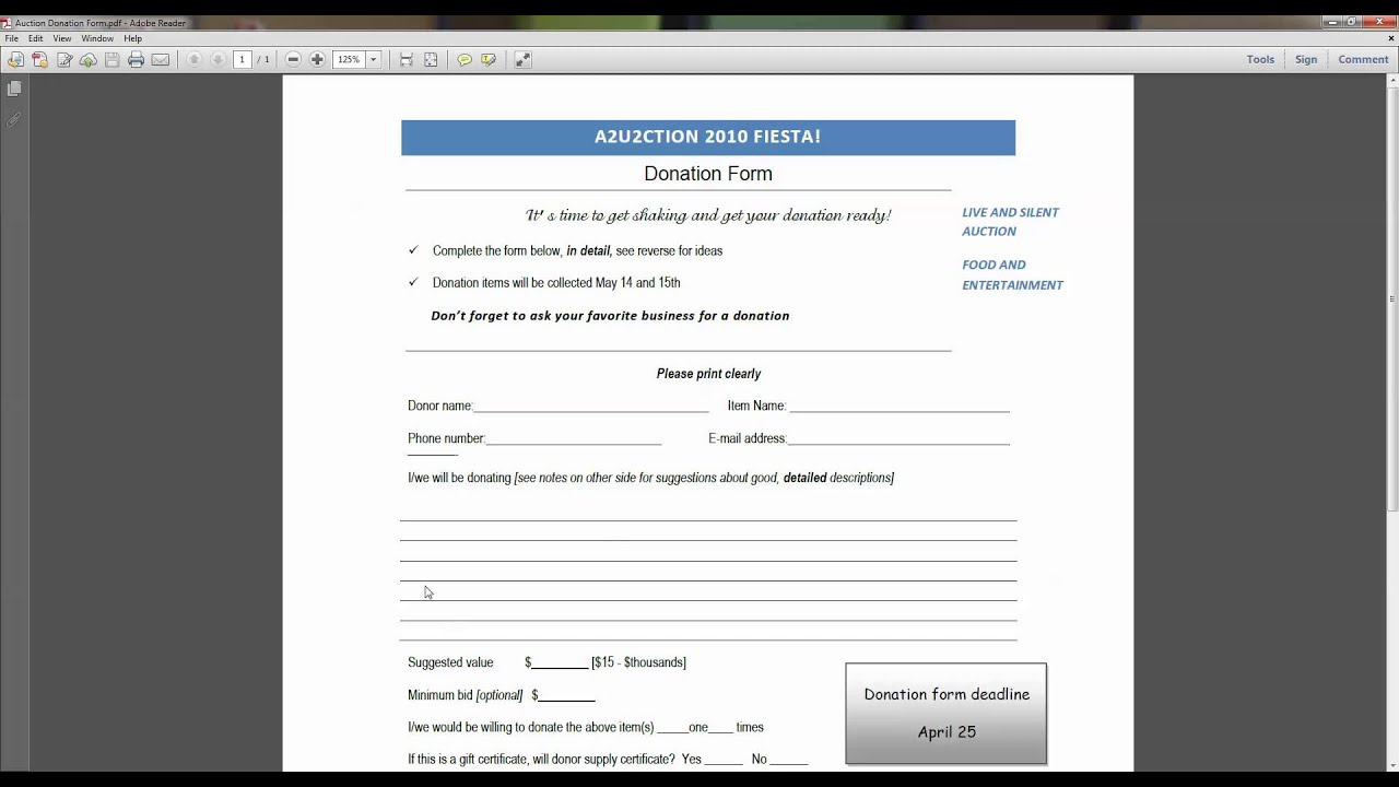 How To Fill In Pdf Forms