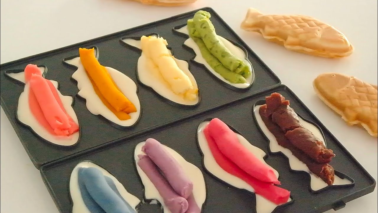 알록달록 무지개 붕어빵 ｜ Colorful Rainbow Boong-Uh Bread Recipe