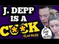 Elon Musk ATTACKS Depp, Defends Amber Heard! 1 DAY after son's BIRTH!