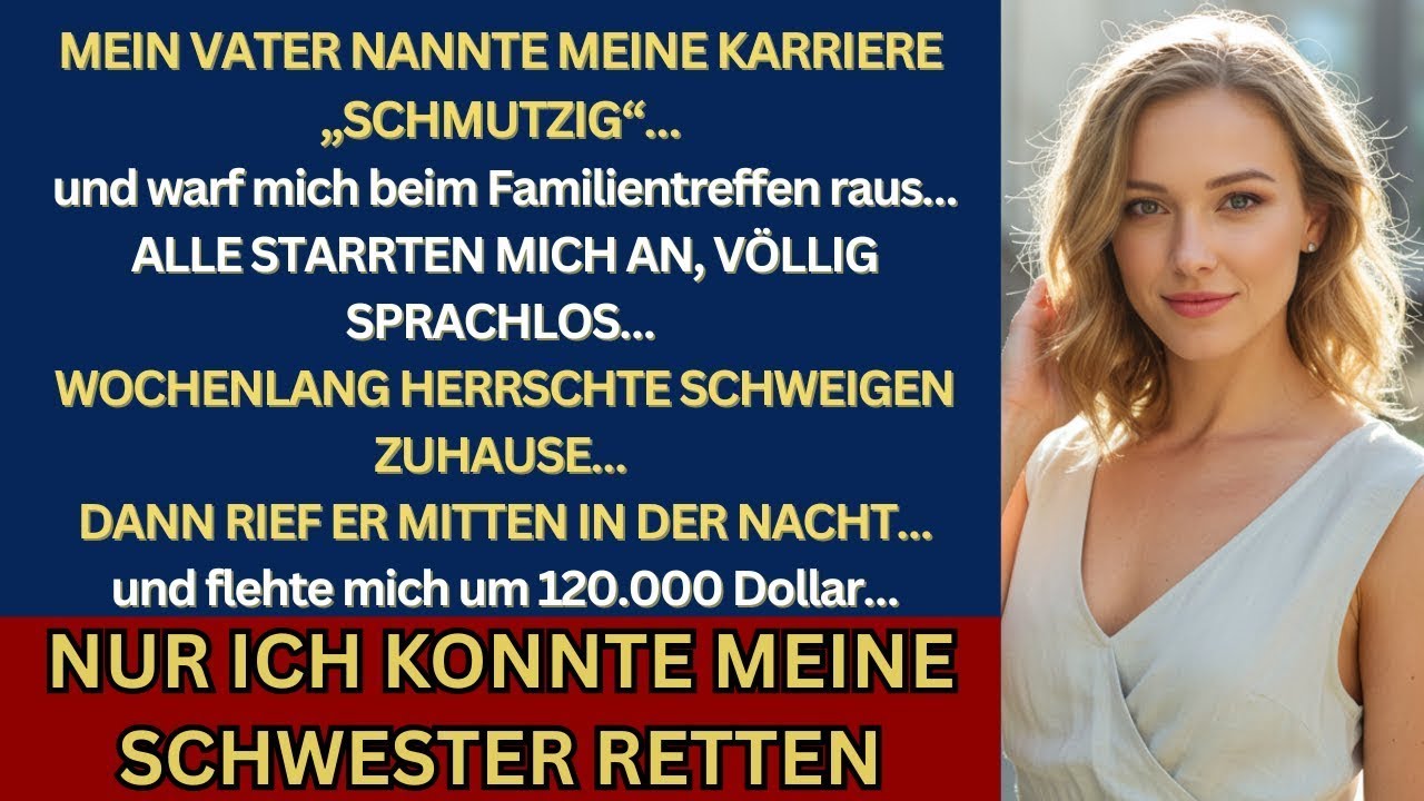 Familientreffen: Mein Vater nennt meinen Beruf ‚schmutzig‘ und wirft mich raus – dann die Wende…