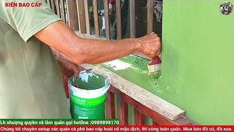 Tập 3: Cận cảnh thi công quán cà phê bao cấp Thuận Thành Bắc Ninh. Lh:0989898170