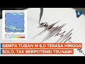 Gempa Tuban M 6,0 Terasa di Surabaya hingga Solo, Tak Berpotensi Tsunami