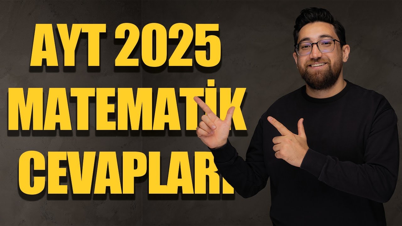 AYT 2025 Cevapları ve Değerlendirme | @HangiKaynak   | Canlı Yayın