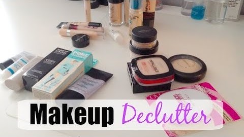 Makeup Collection Declutter | Primer, Foundation, Concealer, & Powder