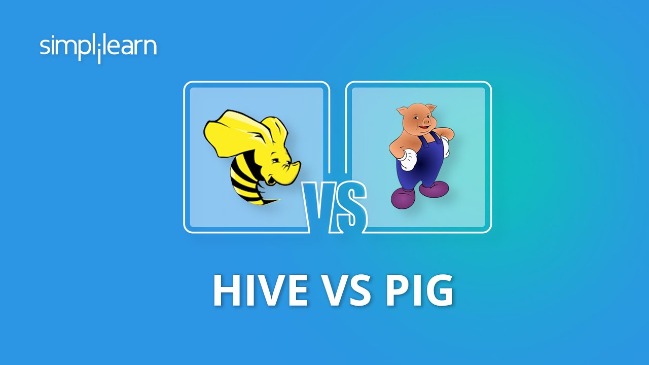 Hive против Pig | Разница между Hive и Pig | Pig против Hive | Hive и Pig в Hadoop | Simplilearn