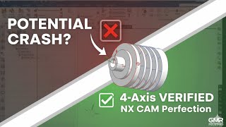  4-Axis Machining Simulation: Verifying the Helical Tool Path in Siemens NX CAM -  Part -1