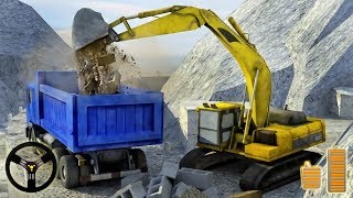 Hill Excavator Mining Truck 3D - Driving Construction Vehicles | Android Gameplay screenshot 1