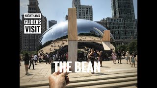 Nighthawk Gliders in Chicago (Cloud Gate)