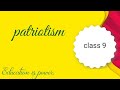 English class 9 chapter 2 patriotism translation + exercise
