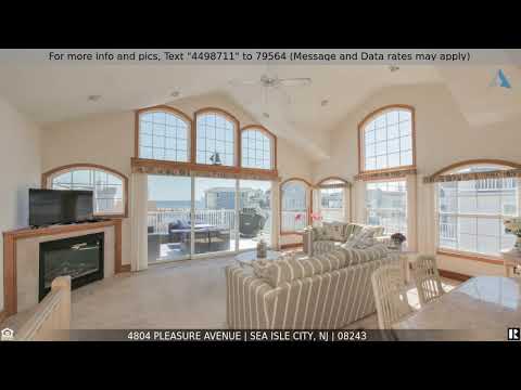 4804 Pleasure Avenue, Sea Isle City, NJ home video tour